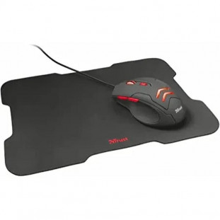 MOUSE+MOUSE PAD TRUST GAMER ZIVA T21963 PT/VERM   