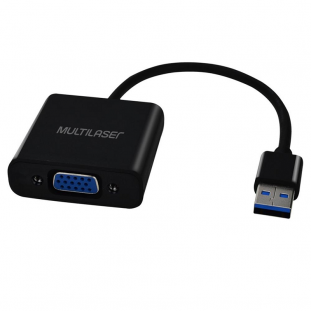 CONVERSOR MULTILASER USB MACHO X VGA FEMEA WI348  