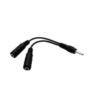 ADAPTADOR MULTILASER P2-P3 NYLON PRETO            