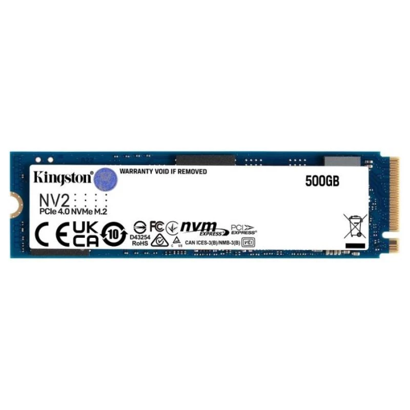 SSD KINGSTON 500GB M.2 NV2 PCIE 4.0 NVME 3500MB/S SNV2S/500G
