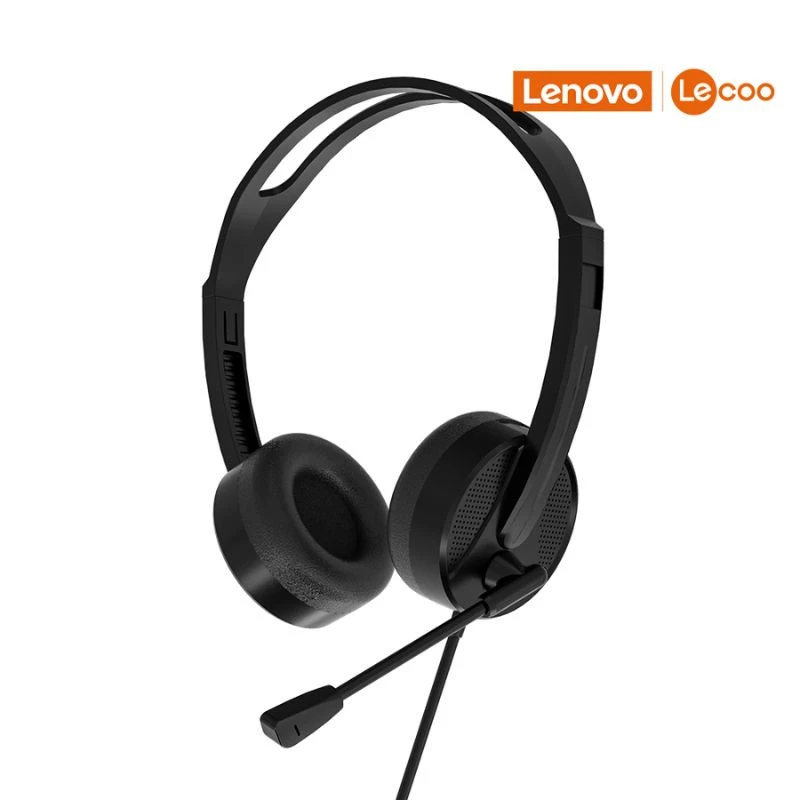 FONE DE OUVIDO LECOO P2 HT106 WIRED HEADSET PRETO