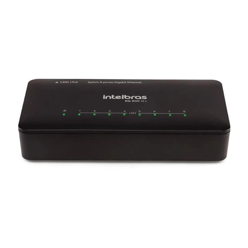 SWITCH INTELBRAS 08P 10/100/1000MBPS GIGABIT SG 800 Q+ CKD 4760079