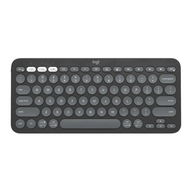 TECLADO LOGITECH PEBBLE KEYS 2 K380S BLUETOOTH GRAFITE 920-011789