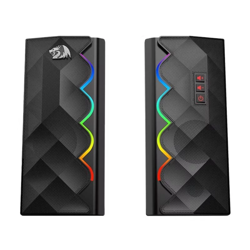 CAIXA DE SOM REDRAGON GAMER CIPHER 10W RGB GS522 PRETO