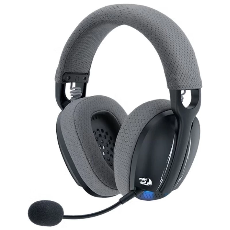 FONE REDRAGON GAMER HEADSET SEM FIO SKULD PRO PC/PS4/PS5 H878BG PRETO