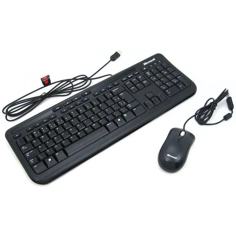 TECLADO+M MICROSOFT USB C/FIO WIRED 600 CX PARD PT