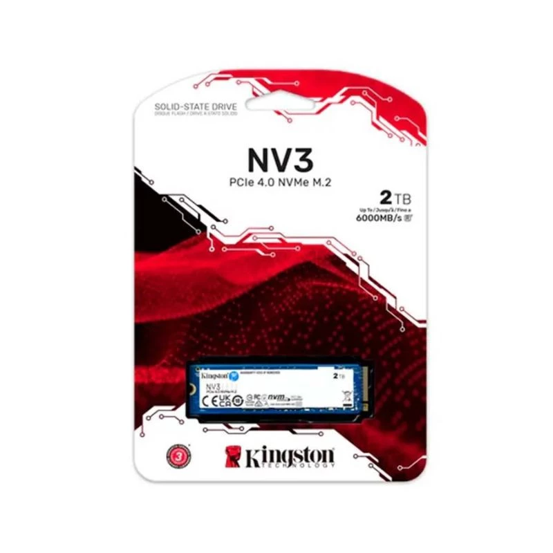 SSD KINGSTON 2TB M.2 NV3 PCIE 4.0 NVME 6000MB/S SNV3S2000G