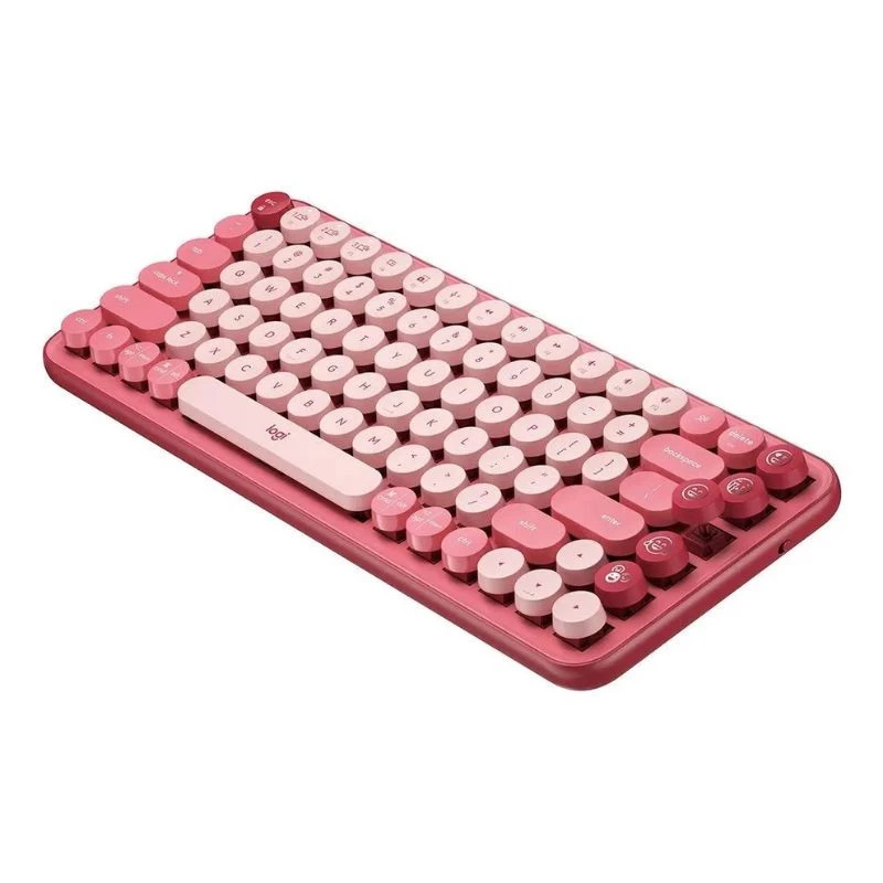 TECLADO LOGITECH POP KEYS BLUETOOTH ROSA