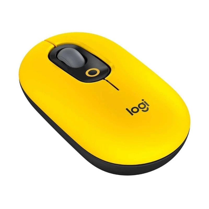 MOUSE LOGITECH S/FIO POP MOUSE BLAST AMARELO      