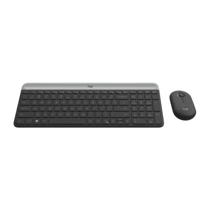TECLADO+M LOGITECH USB S/FIO MK470 PRETO