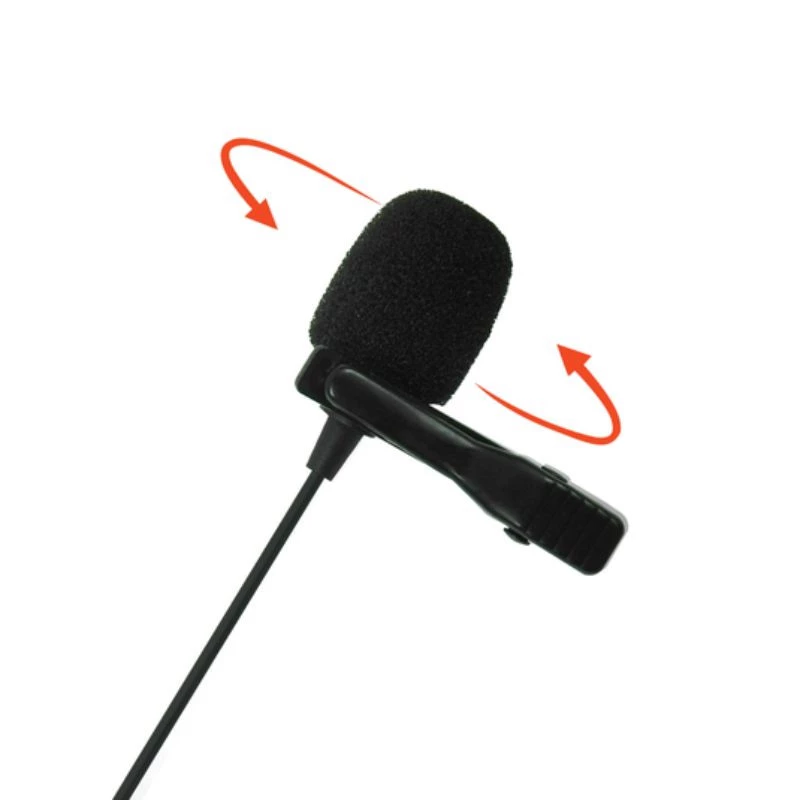 MICROFONE JBL CSLM20 DE LAPELA COM FONE DE OUVIDO AKG-JBLCSLM20 PRETO