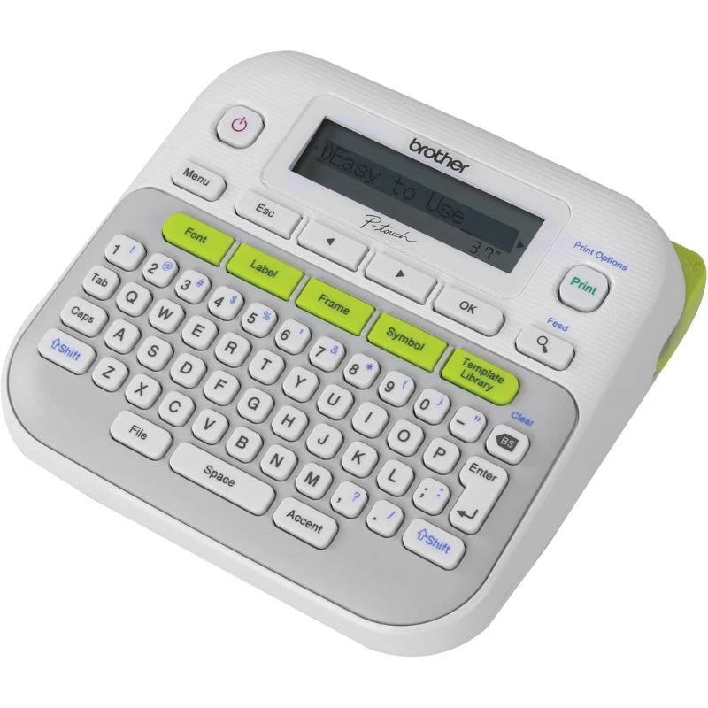 ROTULADOR BROTHER ELETRONICO PORTATIL PT-D210 BRANCO
