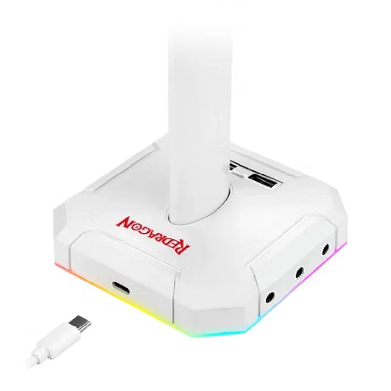 SUPORTE REDRAGON PARA HEADSET SCEPTER HA312-W BRANCO