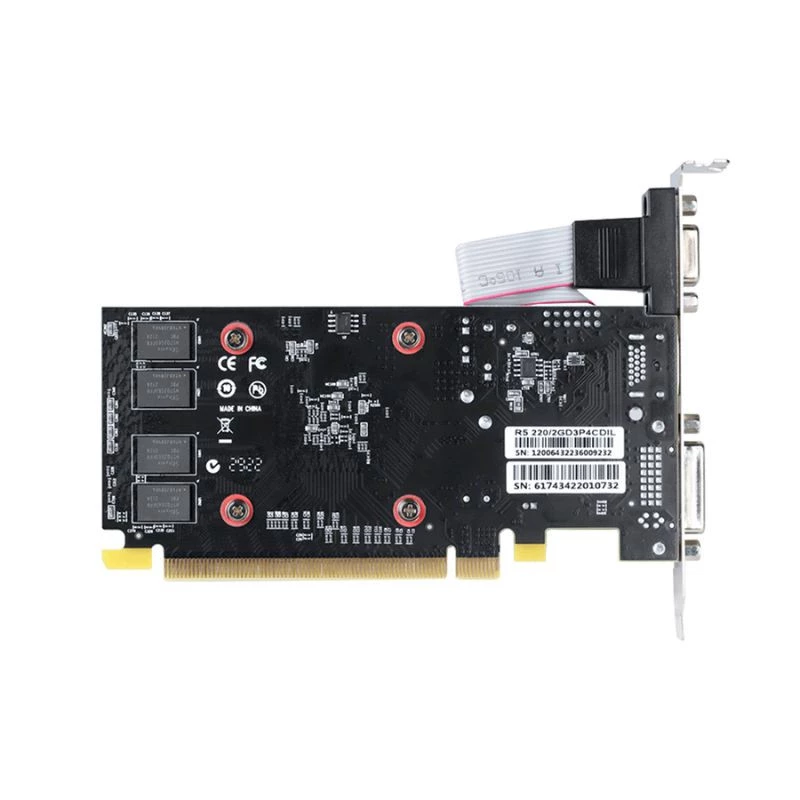 GPU PCYES AMD RADEON R5220 2GB DDR3 64BITS LOW PROFILE
