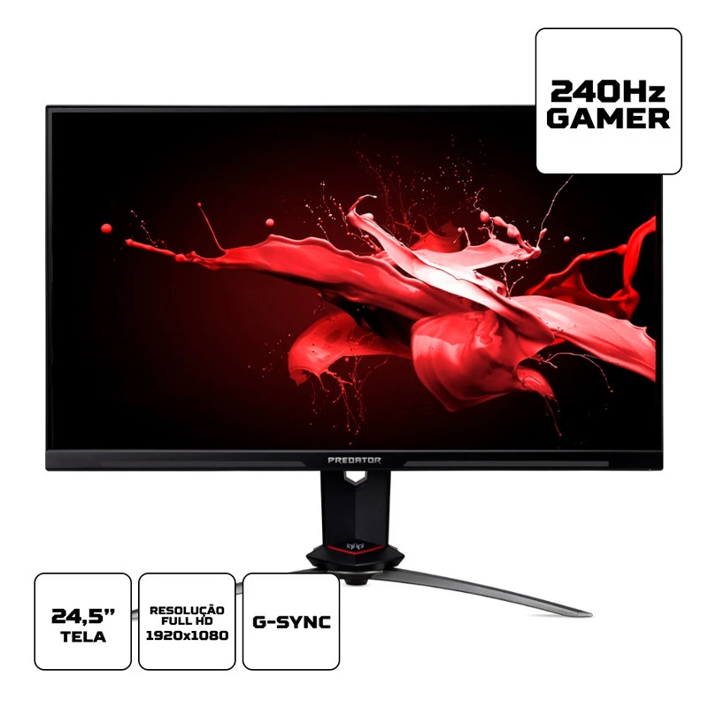 MONITOR GAMER ACER 24,5" FULL HD XB253Q           