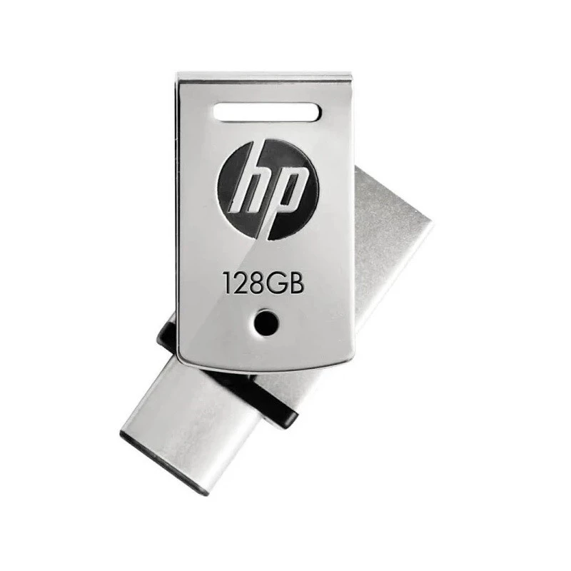 PEN DRIVE 128GB HP 3.1+TIPO C X5000M              