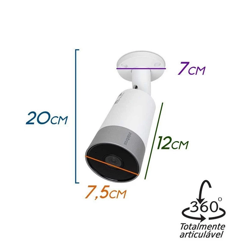 CAM.INTELBRAS INT.INTELIGENTE WI-FI FULL HD IM5   