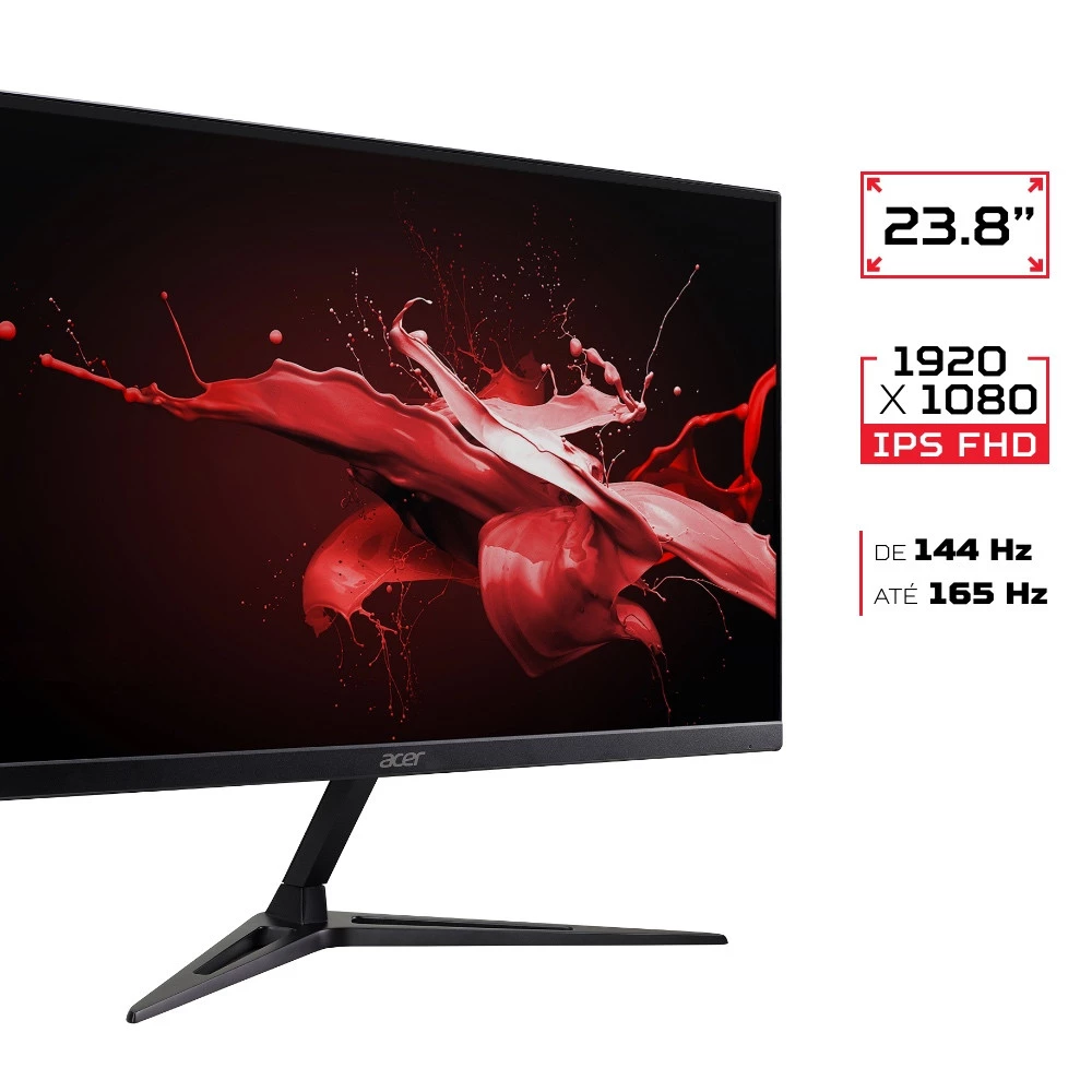 MONITOR GAMER ACER 23.8 FULL HD NITRO RG241Y PT   