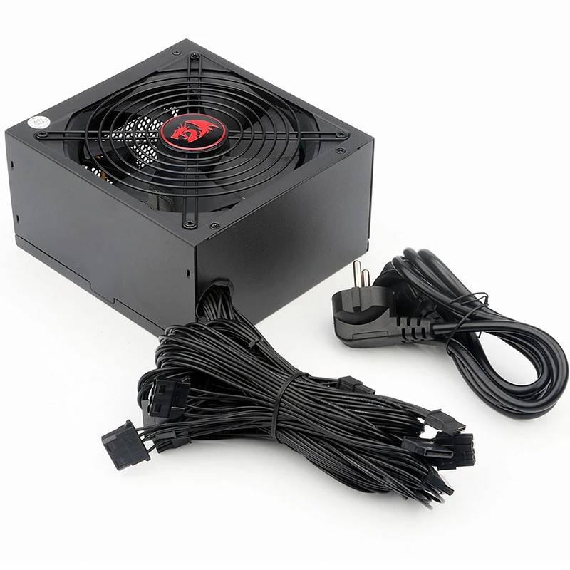 FONTE GAMER REDRAGON 600W 80 PLUS BRONZE          