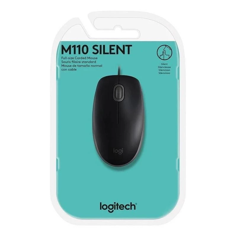 MOUSE LOGITECH USB M110 PRETO                     