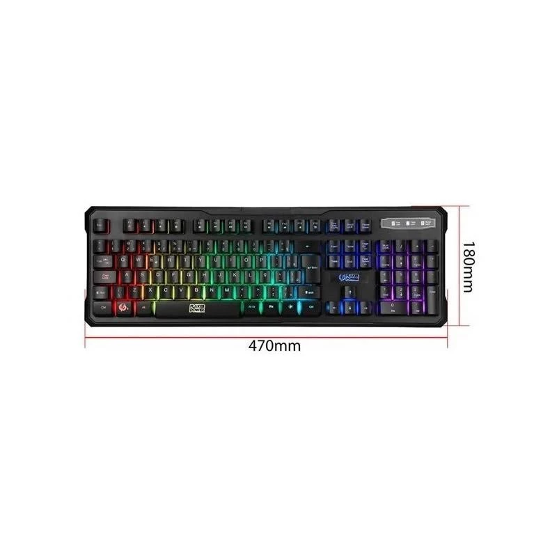 TECLADO ELG GAMER USB BATTLE FLKT001 PRETO        