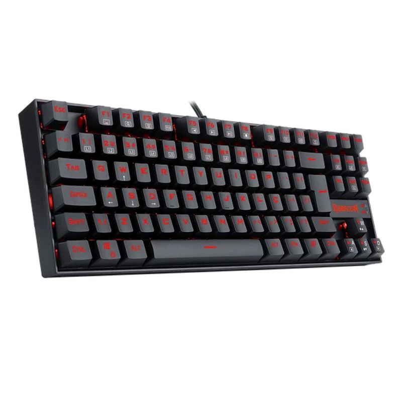 TECLADO REDRAGON GAMER MECANICO KUMARA SINGLE LIGHT K552-2 PT-BLACK