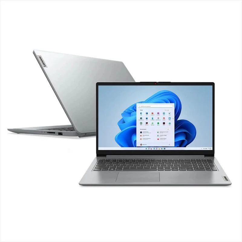 NOTEBOOK LENOVO IDEAPAD 1 82VY000TBR I3-1215U 4GB/SSD 256GB/ 15.6"/W11 CINZA