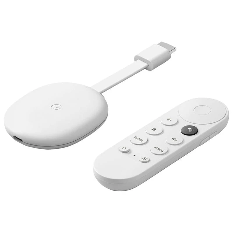 CHROMECAST GOOGLE 4 GERACAO HD 1080P HDR BT HDMI/WI-FI GA03131-US BRANCO