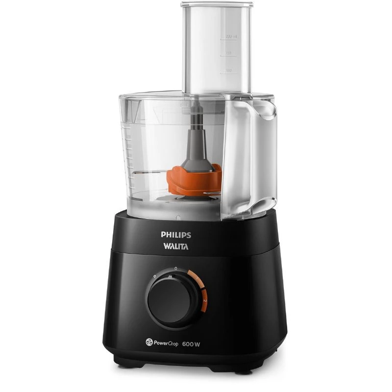 MULTIPROCESSADOR PHILIPS WALITA POWERCHOP 600 PLUS 600W 4 EM 1 RI7300/93 127V PRETO