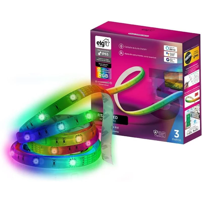 FITA LED ELG INTELIGENTE WI-FI RGB 3 METROS BIVOLT SHFL200