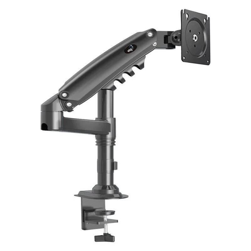 SUPORTE ELG ERGONOMICO TIPO TORRE MULTIARTICULADO DE MESA 17" A 27" FH80N PRETO