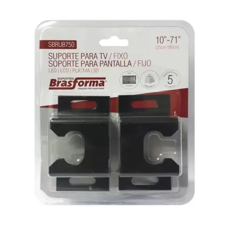 SUP.BRASFORMA TV UNIVERSAL 10" A 71" SBRUB750     