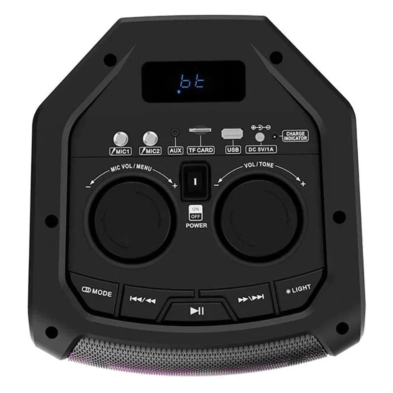 CAIXA DE SOM PULSEBOX 6.5 600W BLUET. LED SP504   