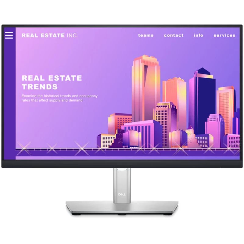 MONITOR DELL 21.5" FHD 1920X1080 P2222H GIRATORIO PT/PRATA