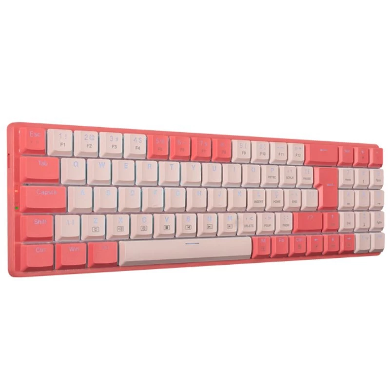 COMBO TECLADO+MOUSE REDRAGON USB 2.4G SEM FIO BS-8772 RP ROSA