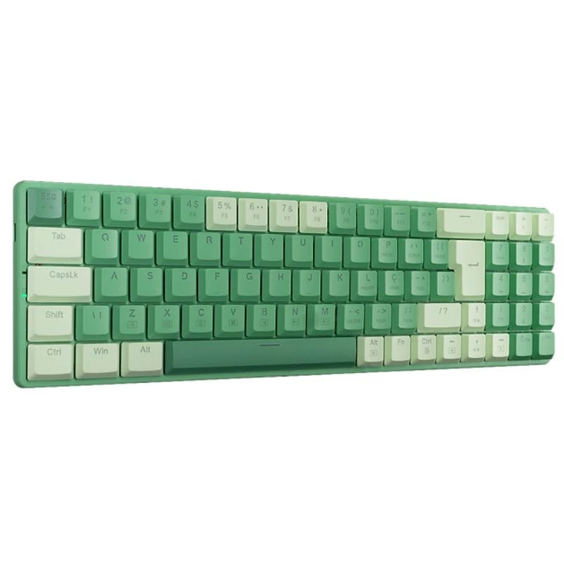 COMBO TECLADO+MOUSE REDRAGON USB 2.4G SEM FIO BS-8772 GC VERDE