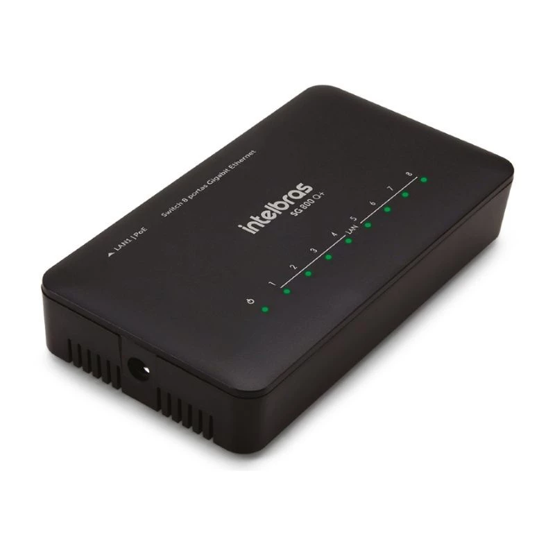 SWITCH INTELBRAS 08P 10/100/1000MBPS GIGABIT SG 800 Q+ CKD 4760079