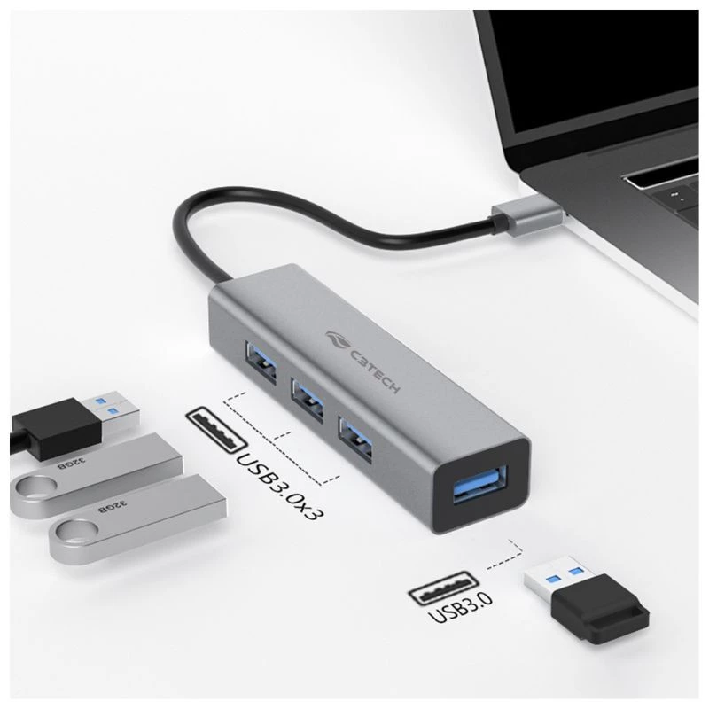 HUB C3TECH USB 3.0 4PORTAS HU-340GY
