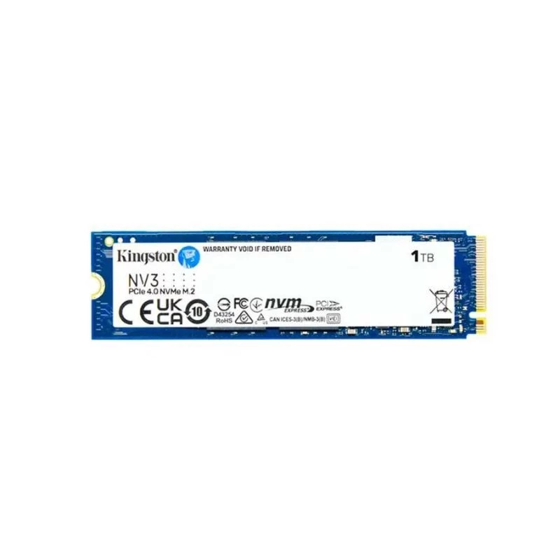 SSD KINGSTON 1TB M.2 NV3 PCIE 4.0 NVME 6000MB/S SNV3S/1000G