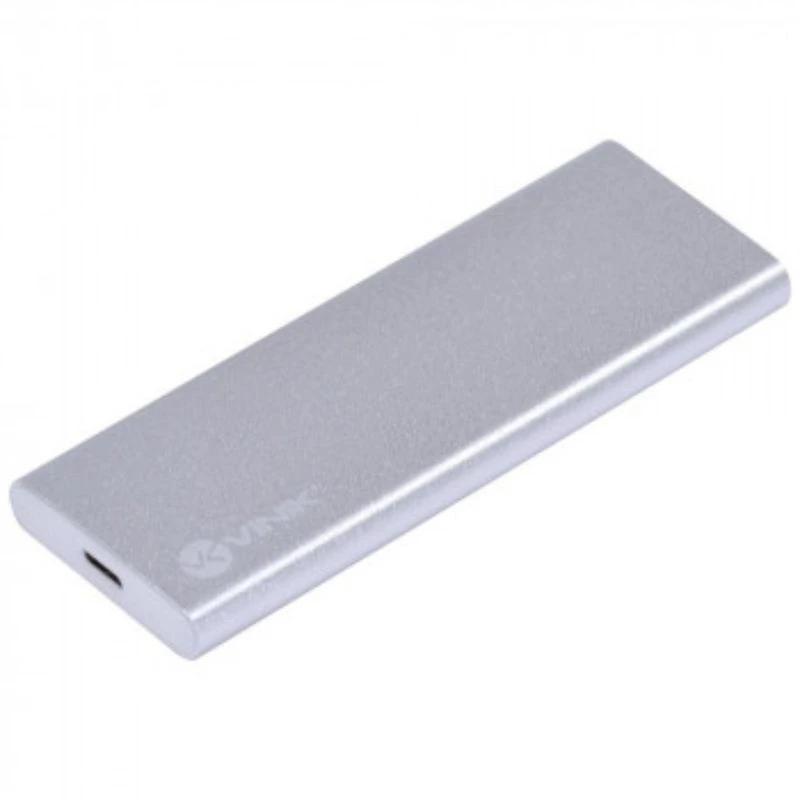 CASE P/SSD VINIK USB 3.1 X TYPE-C M.2 SATA CS25-C31 PRATA