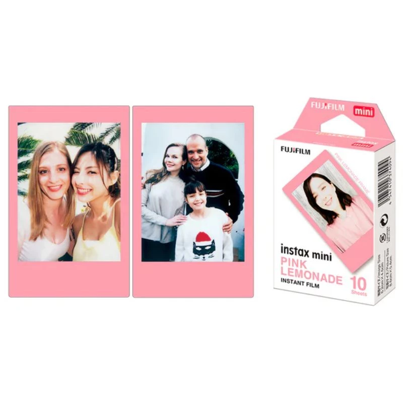 FILME FUJFILM INSTAX MINI PINK LEMONADE - 10 FOTOS