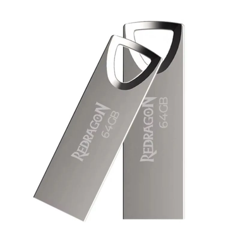 PEN DRIVE 64GB REDARGON 3.0 LUMA FLASH ED-505 PRATA