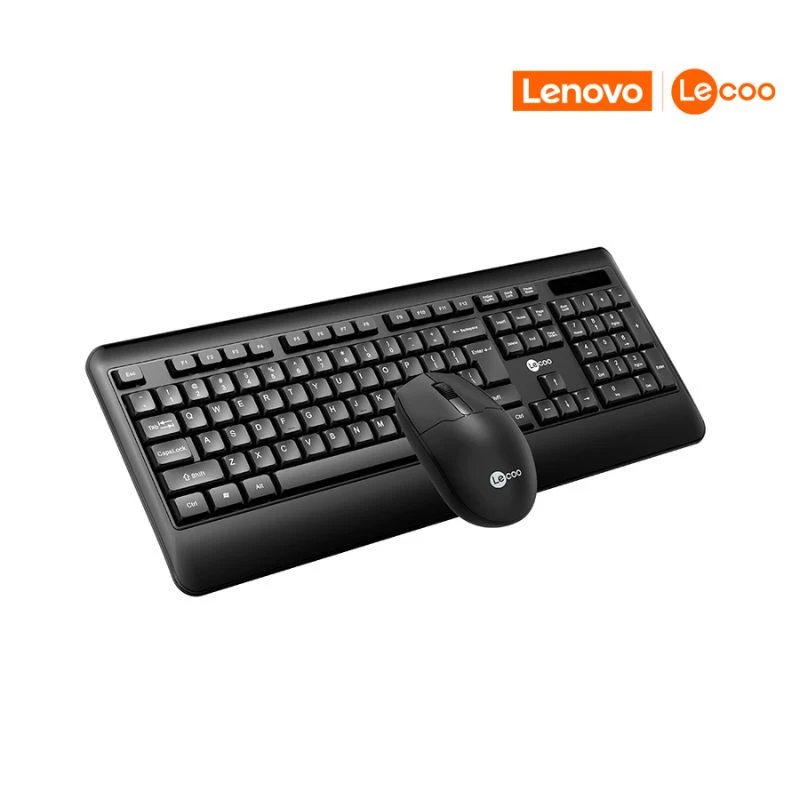 KIT TECLADO+MOUSE LECOO SEM FIO KW202 PRETO
