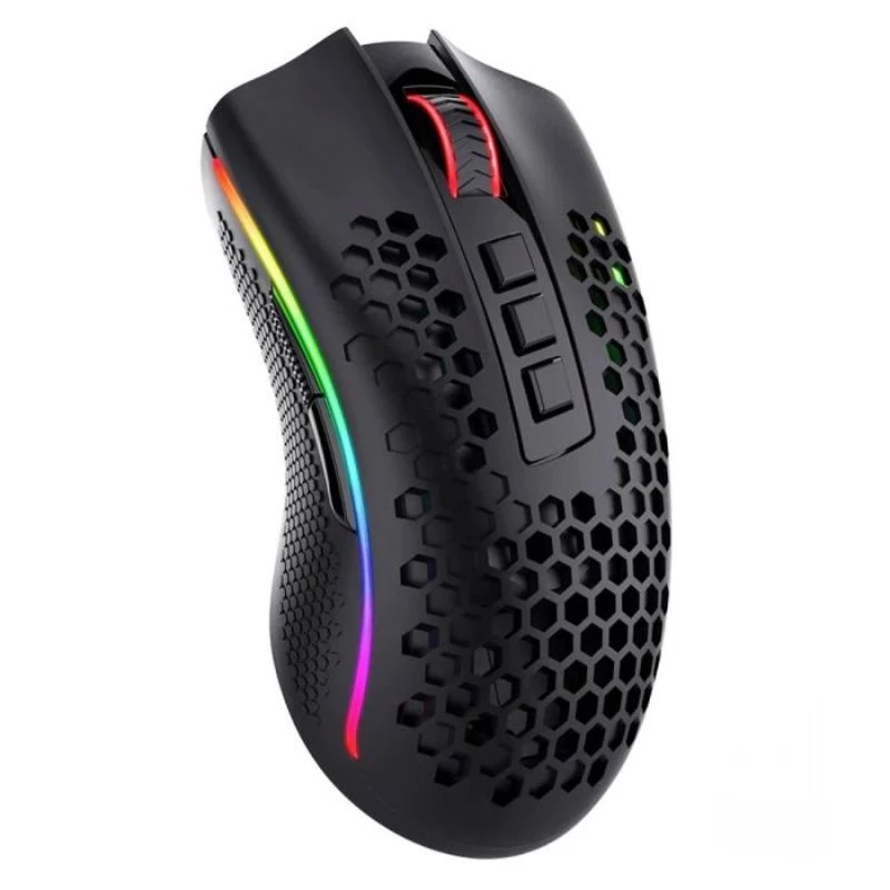 MOUSE REDRAGON GAMER SEM FIO STORM PRO 16000DPI RGB M808-KS PRETO