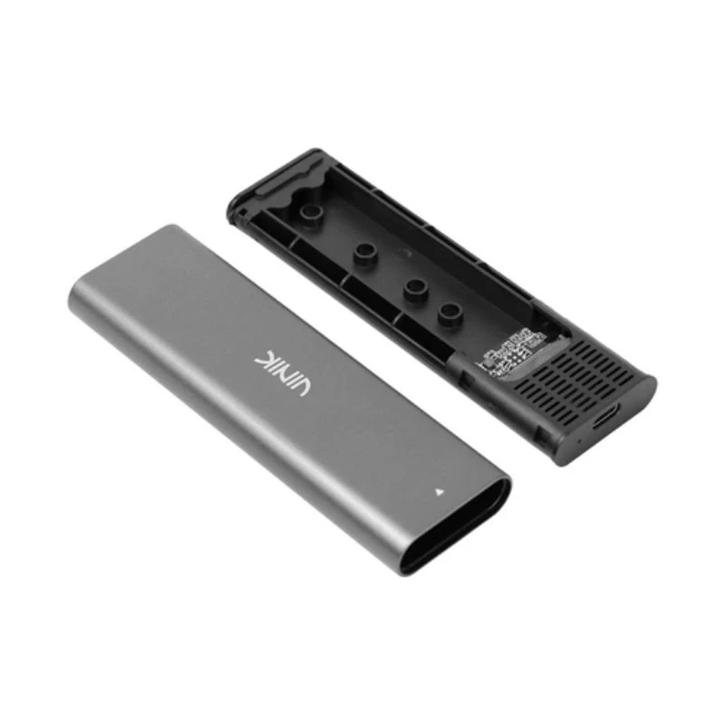 CASE P/SSD VINIK USB 3.1 TYPE-C M.2 NVME CSM2C CINZA