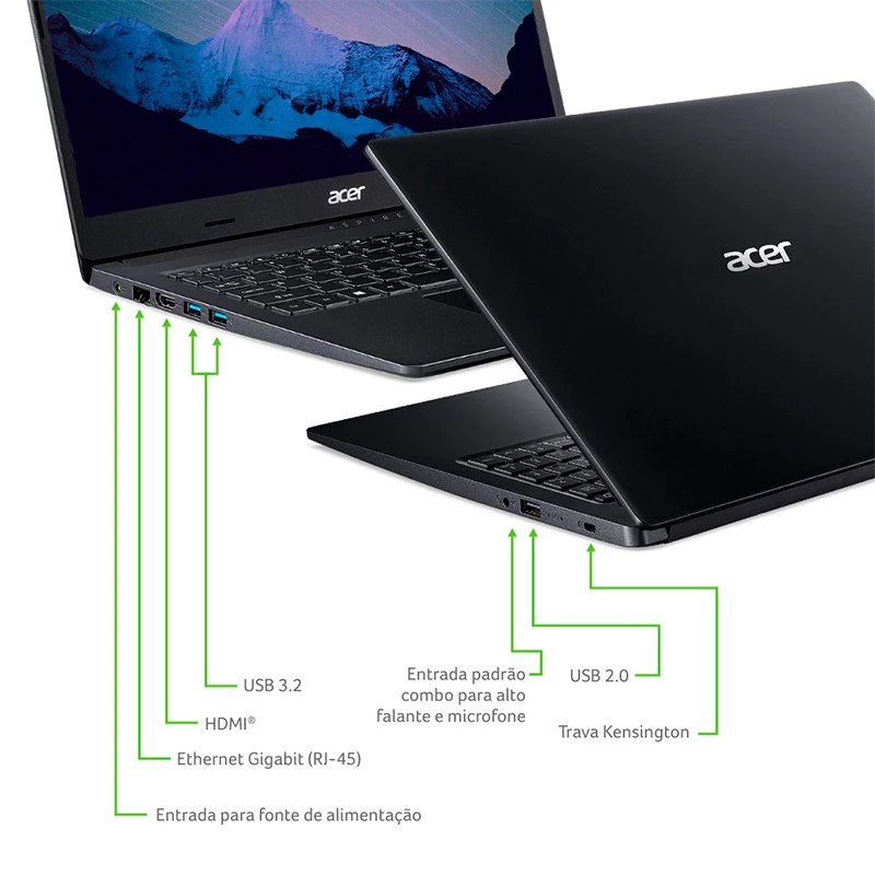 NOTEBOOK ACER ASPIRE 3 AMD R5 3500U 12GB/1TB/15.6"W10 PT