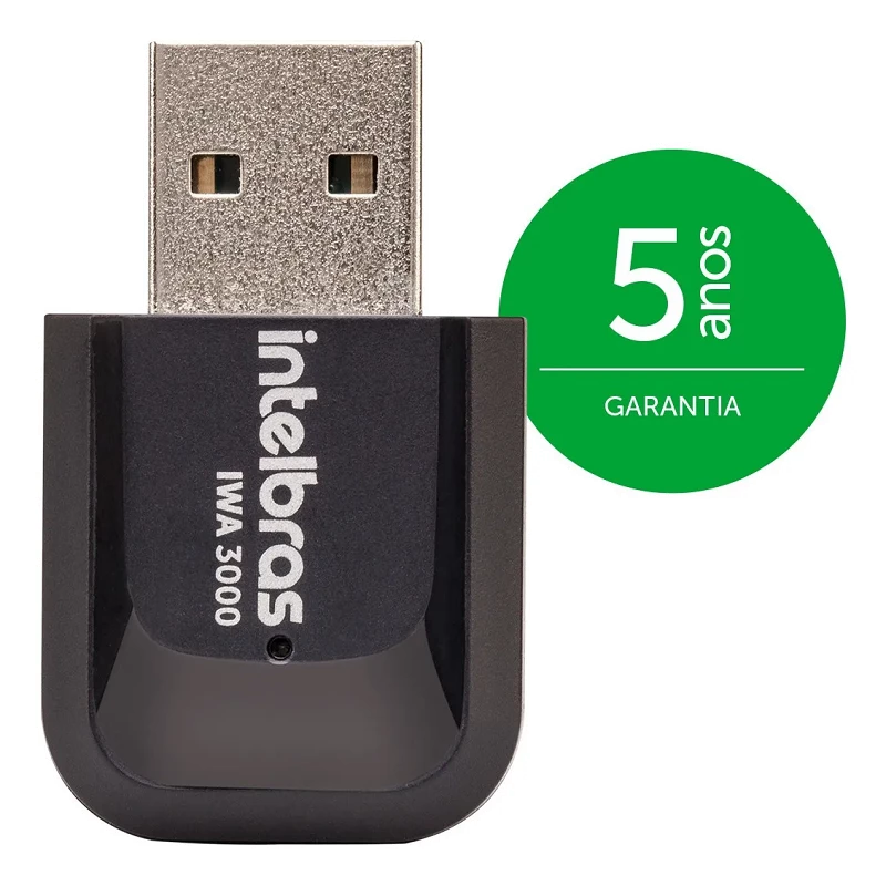 ADAPTADOR USB S/FIO INTELBRAS N 300MBPS IWA3000   