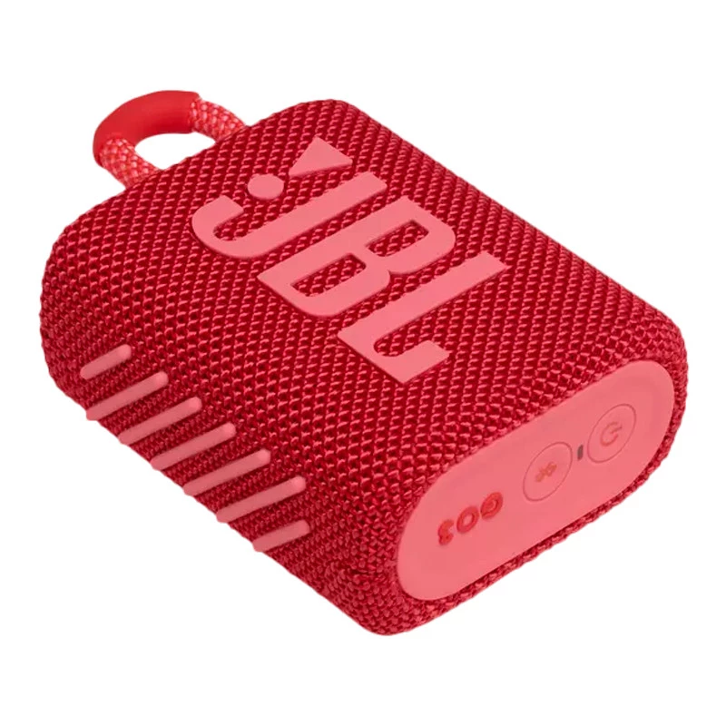 CAIXA DE SOM JBL GO3 BLUETOOTH  VERMELHA          