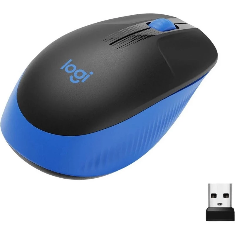 MOUSE LOGITECH USB S/FIO M190 RC/NANO AZUL        