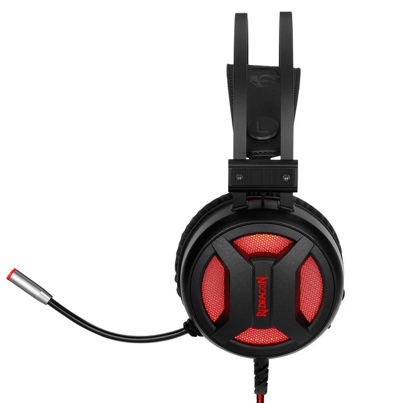 FONE REDRAGON C/MICROFONE GAMER MINOS H210 PT/VERM